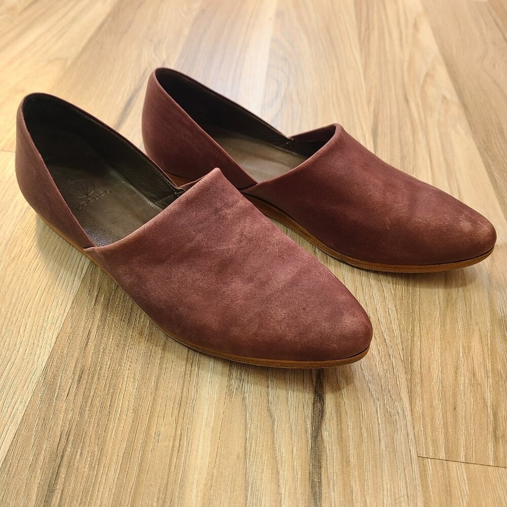 Coclico HENRI FLATS Mauve Leather Slip on Shoes Women’s Size 37/ 6.5 - Picture 1 of 10